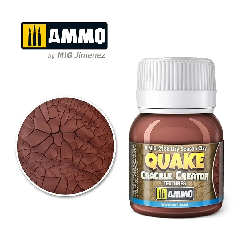 Ammo Mig Quake Crackle Creator Textures - Dry Season Clay 1