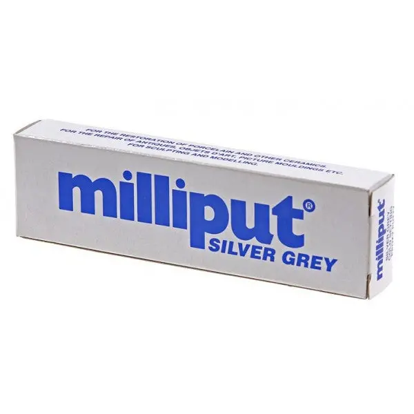 Milliput Self Hardening Putty 2-Part Silver-Grey 1