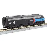 Kato 176-1971 N Scale Emd E8a, Std. Dc, Amtrak #4316, Day One Scheme With Single Headlight & Passen 1