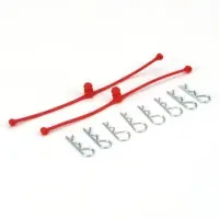 Du-Bro 2248 Body Klip Retainers Red(2 1