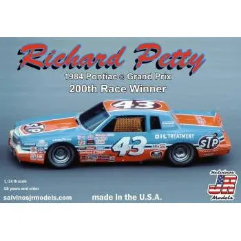 1/24 Richard Petty #43 '84 Pontiac Grand Prix By Salvinos Jr Models 1