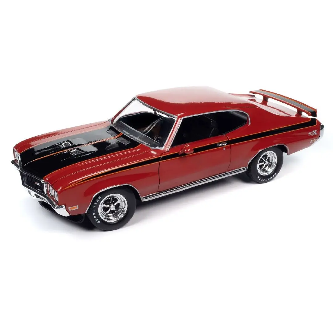 Autoworld 1972 Buick Gsx Fire Red With Black Stripes 1