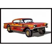 1/25 1958 Chevy Impala Hardtop "Ala Impala" (Level 2) By Amt 1