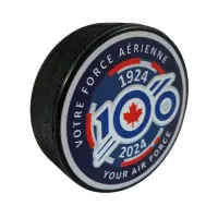 Hockey Puck, Rcaf 100Th Command Crest 1