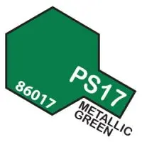 Ps-17 Spray Polycarbonate Metallic Green 3Oz 1