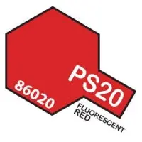 Ps-20 Spray Polycarbonate Fluorescent Red 3Oz 1