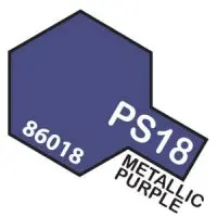 Ps-18 Spray Polycarbonate Metallic Purple 3Oz 1