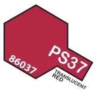 Ps-37 Spray Polycarbonate Transparent Red 3Oz 1