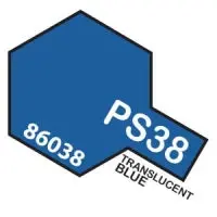 Ps-38 Spray Polycarbonate Transparent Blue 3Oz 1
