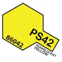 Ps-42 Spray Polycarbonate Transparent Yellow 3Oz 1