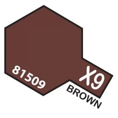 Tamiya X-9 Brown Acrylic Mini 10Ml 1
