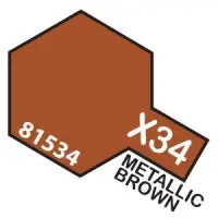 X-34 Metallic Brown Acrylic 1