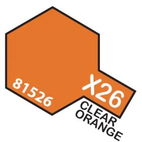 X-26 Clear Orange Acrylic Mini 10Ml 1