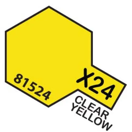 Tamiya X-24 Clear Yellow Acrylic Mini 10Ml 1