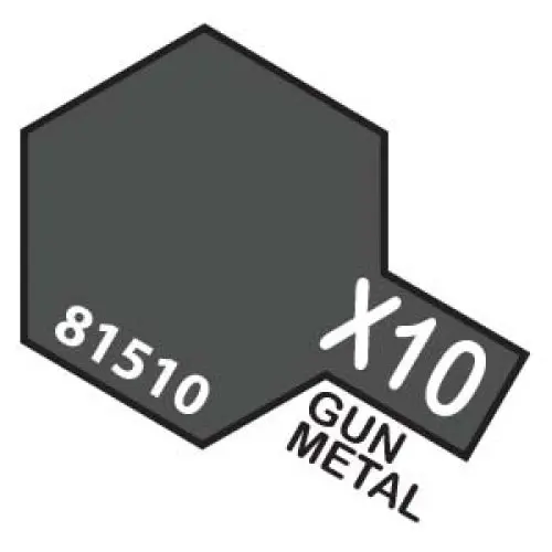 Tamiya X-10 Gun Metal Acrylic Mini 10Ml 1