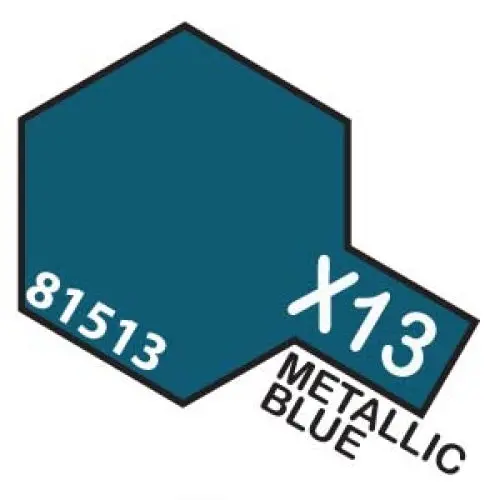 Tamiya X-13 Metallic Blue Acrylic Mini 10Ml 1