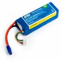 Eflite 2200Mah 4S 14.8V 30C Lipo, 13Awg Ec3 1