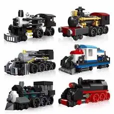 Mini Train Collection Locomotive Bricks Toys 1