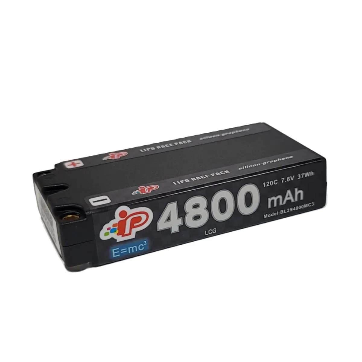 Mc3 7.6V 2S Lcg Shorty Lipo Battery, 4800Mah 120C 1