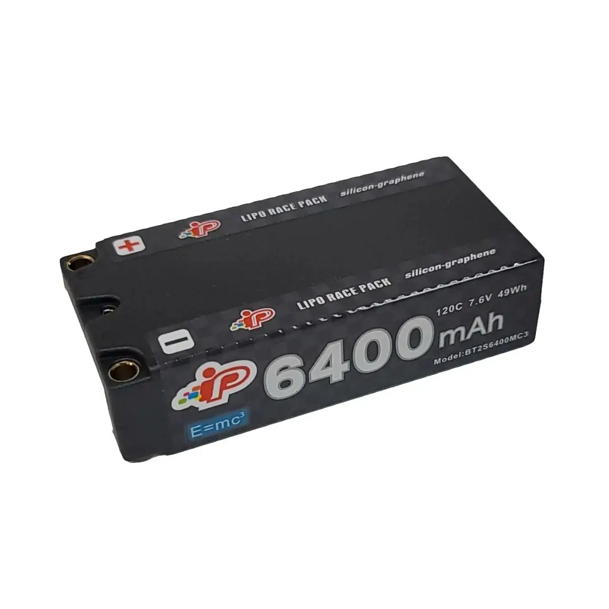 Mc3 7.6V 2S Shorty Lipo Battery, 6400Mah 120C 1