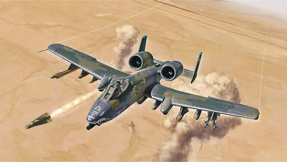 Italeri 1376 1/72 A-10 Thunderbolt Ii "Gulf War" 1