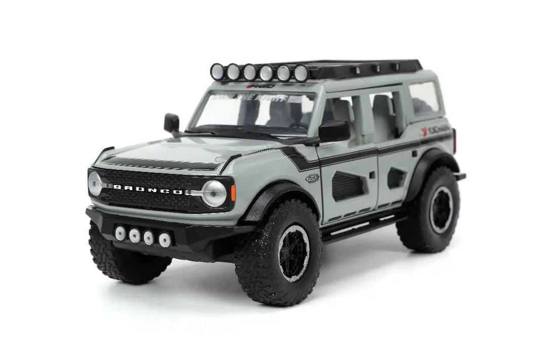 Jada 1/24 "Just Trucks" 2021 Ford Bronco - Grey 1