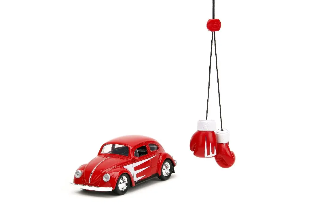 Jada 1/32 "Punch Buggy" 1959 Vw Beetle W/Boxing Gloves - Red 1