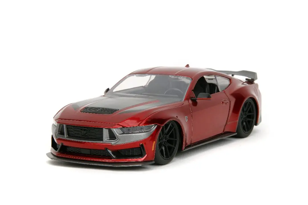 Jada 1/24 "Bigtime Muscle" 2024 Ford Mustang Dark Horse - Red 1