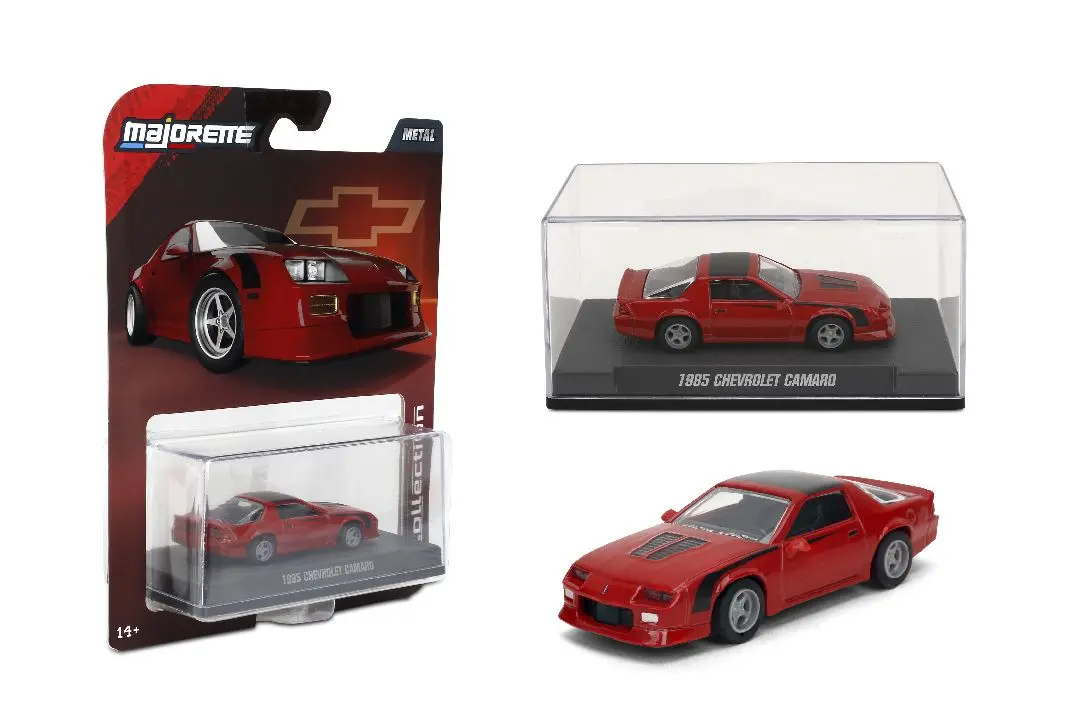 1/64 "Majorettte" Collection Wave 2 – 1985 Chevy Camaro 1
