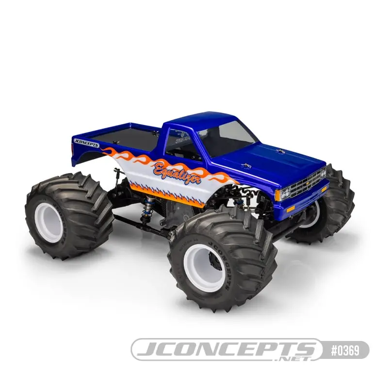 1990 Chevy S10 13" Wb Monster Truck Body, Clear 1
