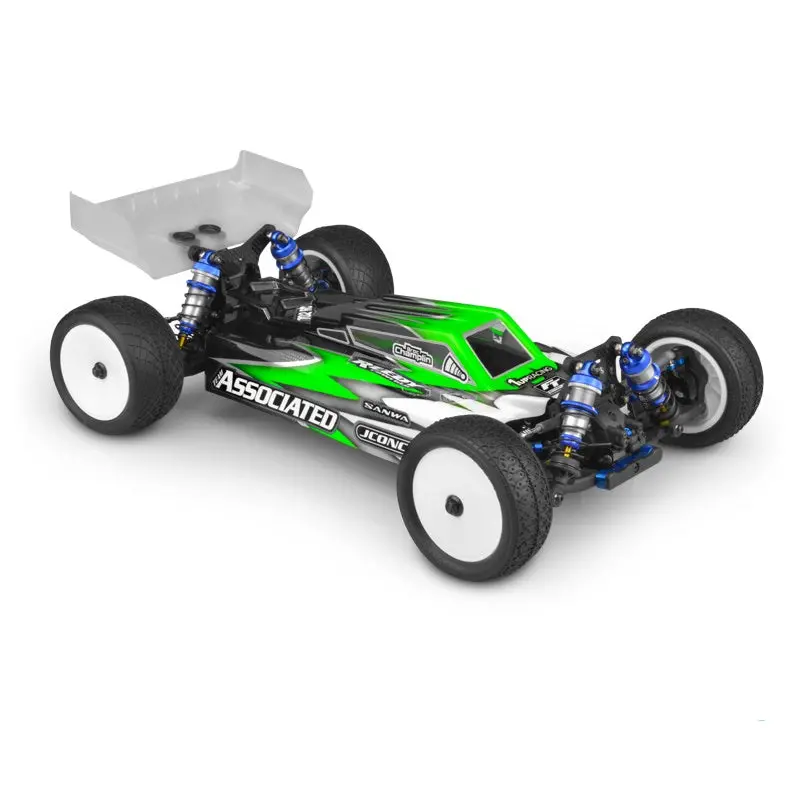 F2 1/10 Buggy Body W/ S-Type Wing, Associated B74 1