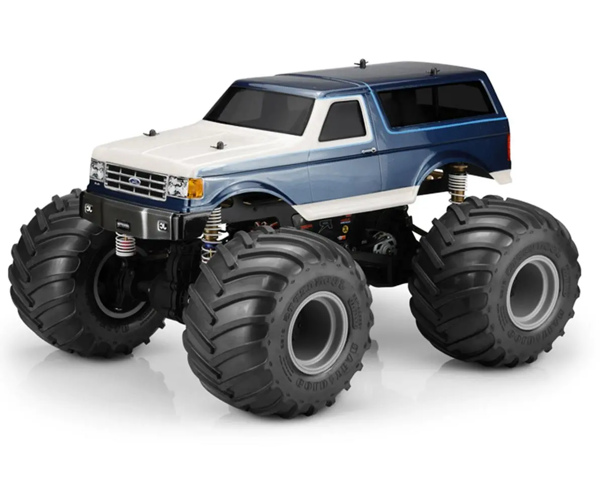 1989 Ford Bronco 10.5" Monster Truck Clear Body 1
