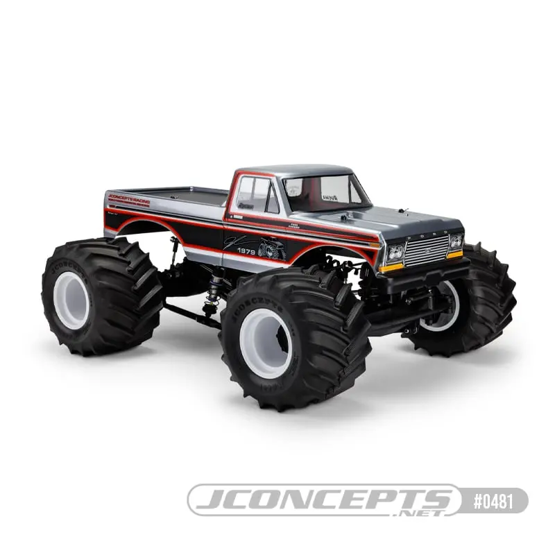 1979 Ford F-250 Single Cab Lmt Monster Truck Body, Clear 1