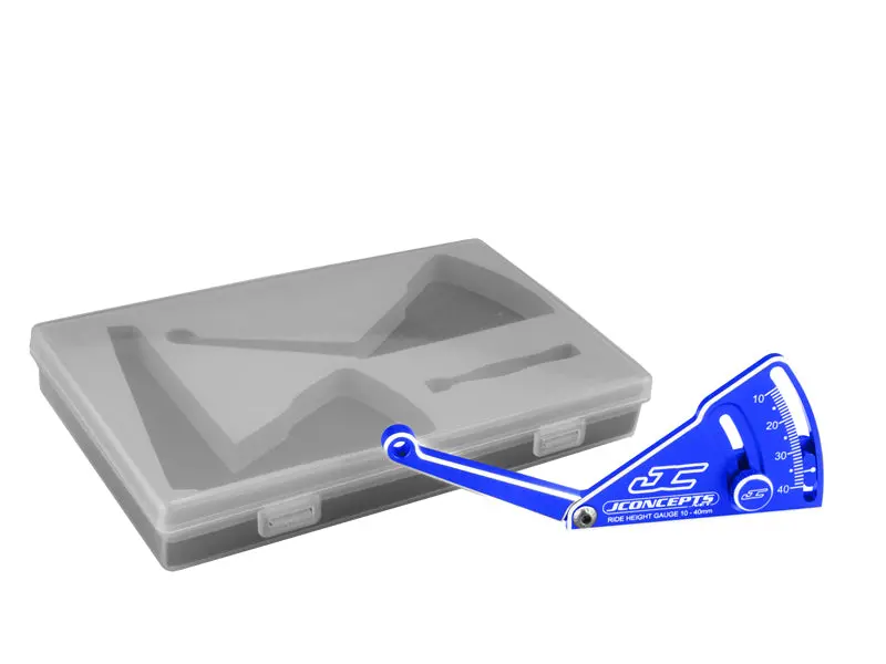 Aluminum Ride Height Gauge For 1/10 & 1/8 Scale, Blue 1