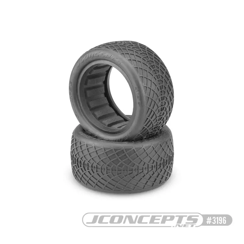 Ellipse 1/10 Buggy Rear Tire, Blue/Soft (2) 1