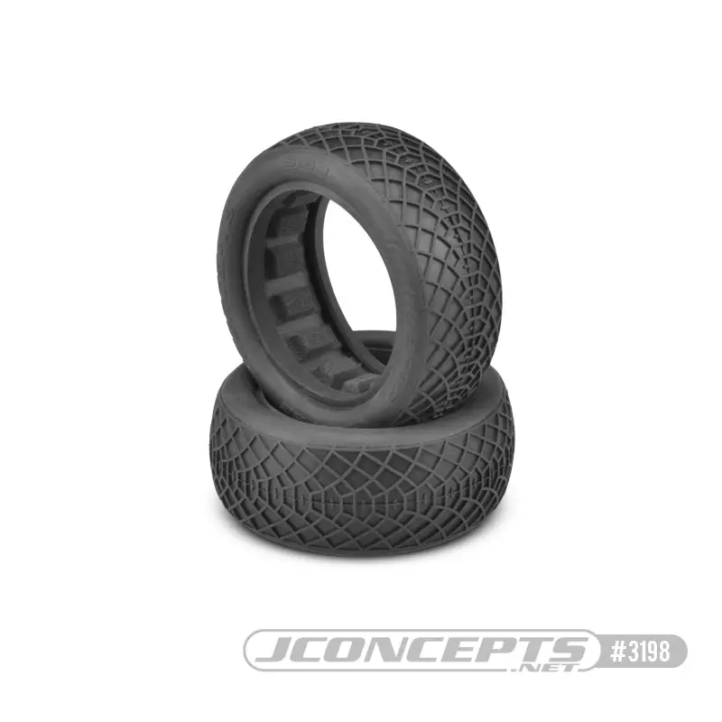 Ellipse 1/10 4Wd Buggy Front Tire, Blue/Soft (2) 1