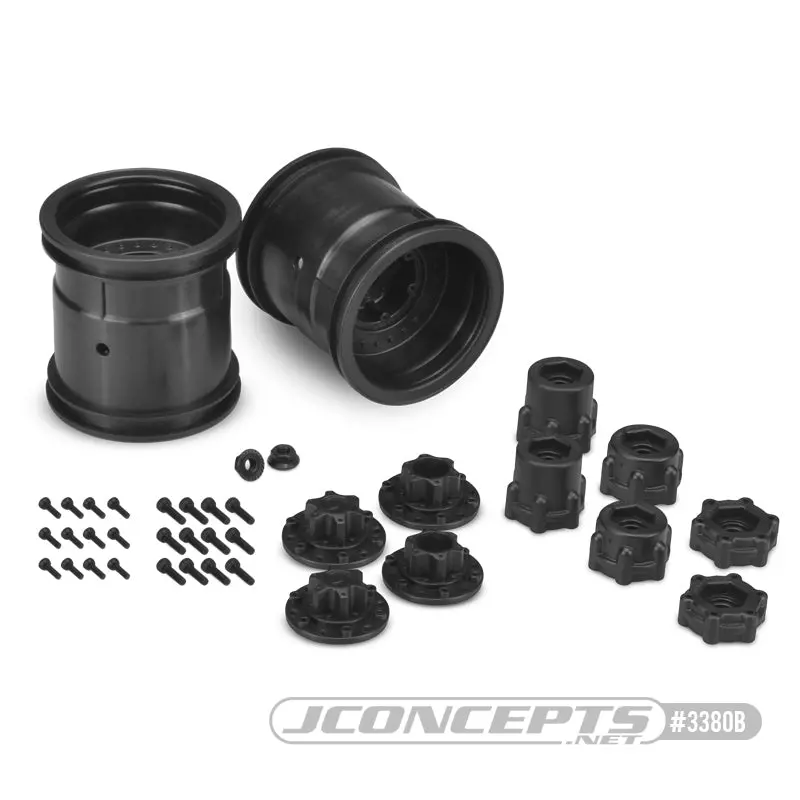 Midwest 2.2In Monster Truck Wheel, Black (2) 1