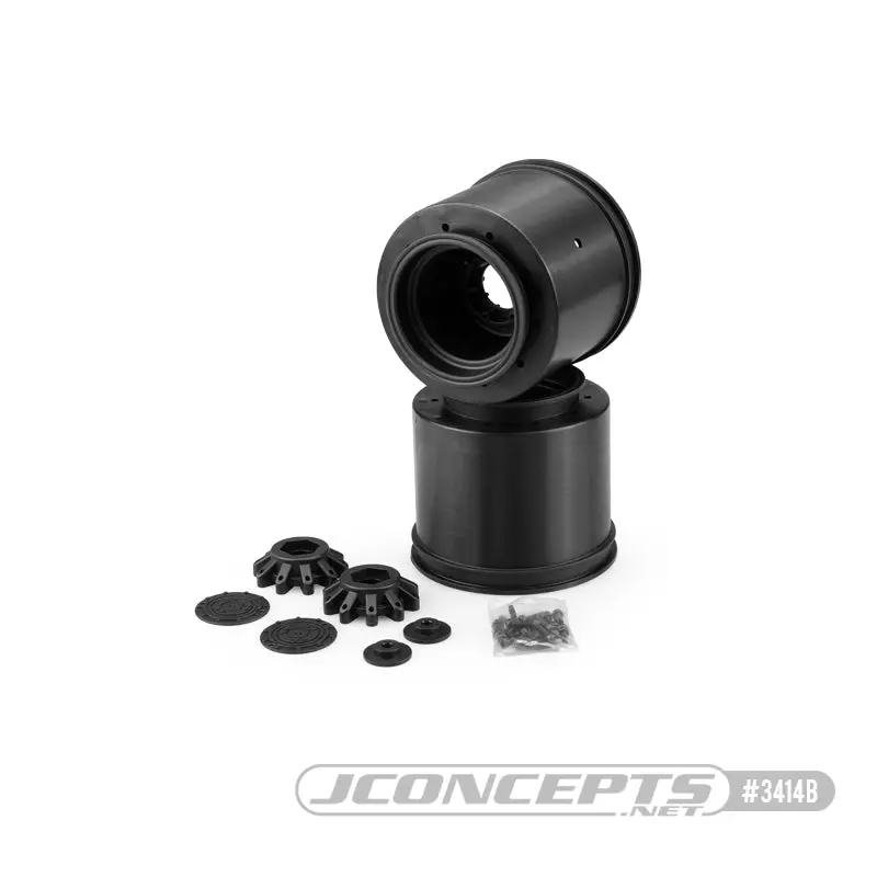 Aggressor 2.6X3.8Mm Maxx / Monster Truck Wheel, Black (2) 1