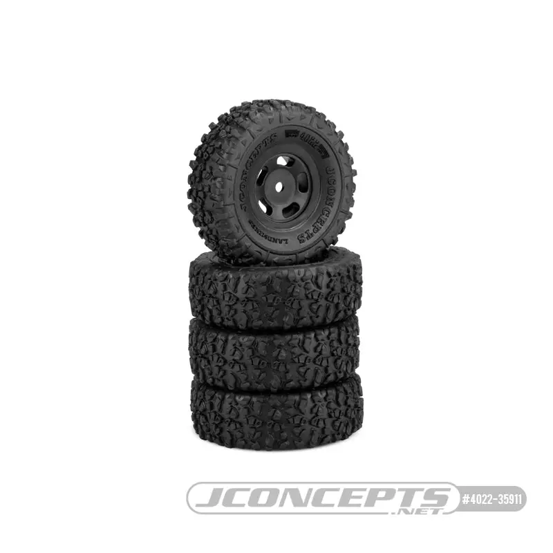 Landmines 1.0In Pre-Glued Tires, Glide 5 Wheels (4) 1