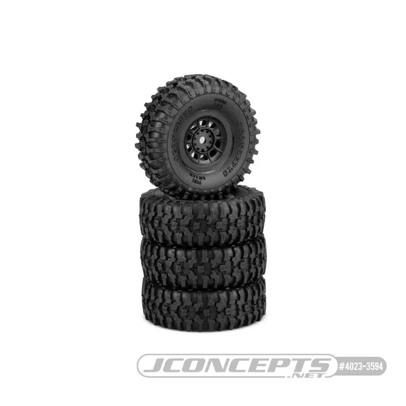 Tusk Pre-Glued Tire, Hazard Wheels, Gold Comp., Scx24 1