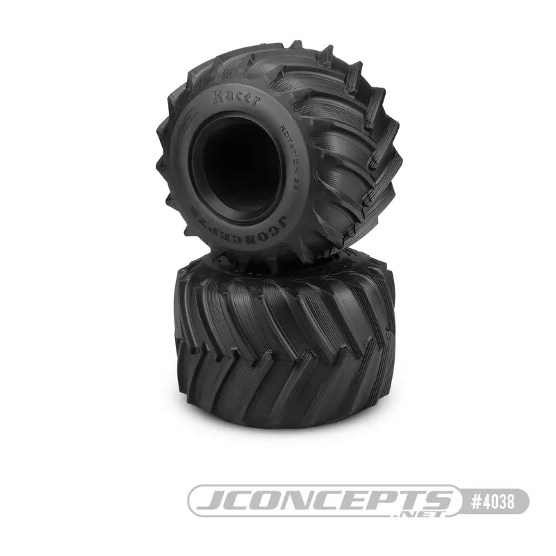 Firestorm Racer 2.6In Monster Truck Tires, Gold Comp. (2) 1