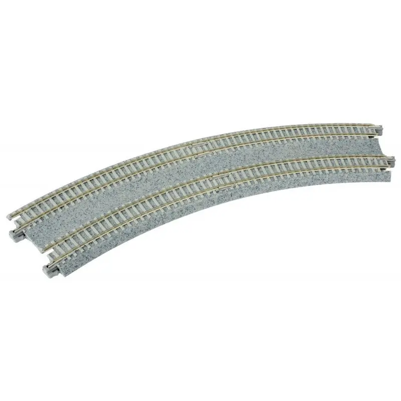 Kato 20-184 (N) Ct Double-Track Easement Curve Track - Right & Left, 22.5 Degrees, 11/12-3/8" 28.2/31.5Cm Radius 1