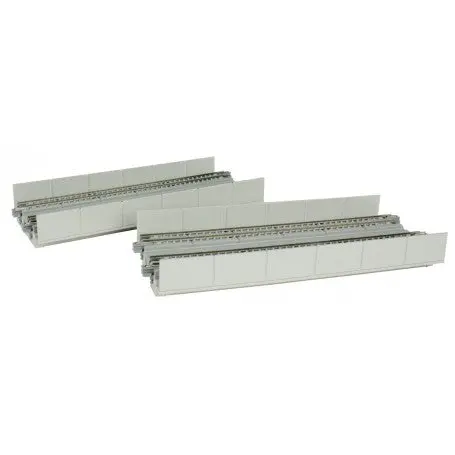 Kato 20-411 186Mm(7 5/16') Double Track Straight Viaduct Ws186v (N Scale) 1