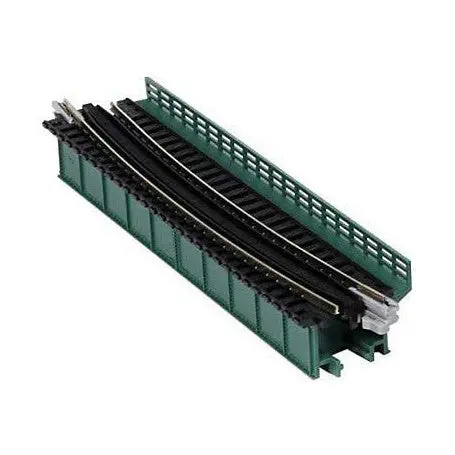 Kato 20-471 R481mm-15 Deck Girder Curved Bridge (Green) (N Scale) 1