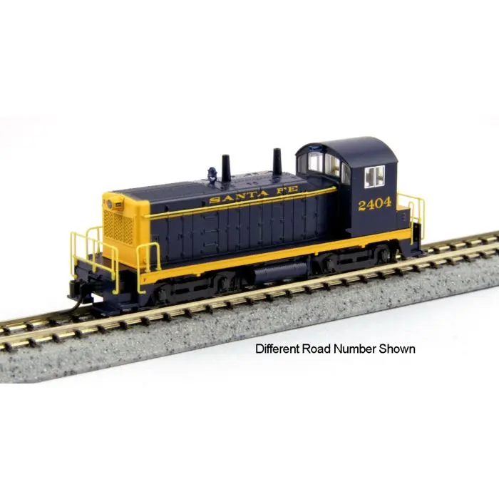 Kato 176-4376, N Scale Emd Nw2 Switcher, Standard Dc, Santa Fe At&Sf #2414 1