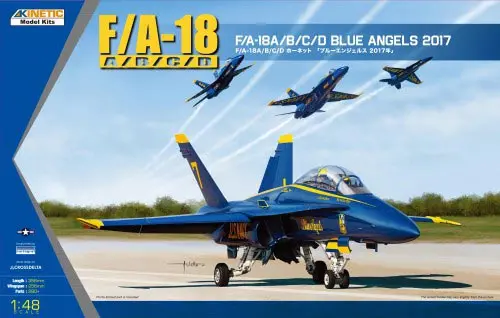 Kinetic 1/48 F/A-18A/B/C/D Usn Blue Angels 2017 1