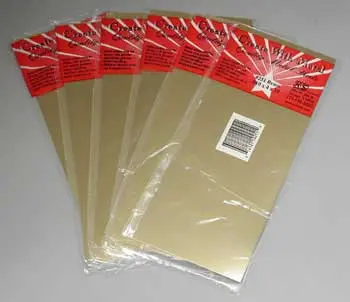 Brass Sheet 4X10" .010" (1) By K&S Engeering 1