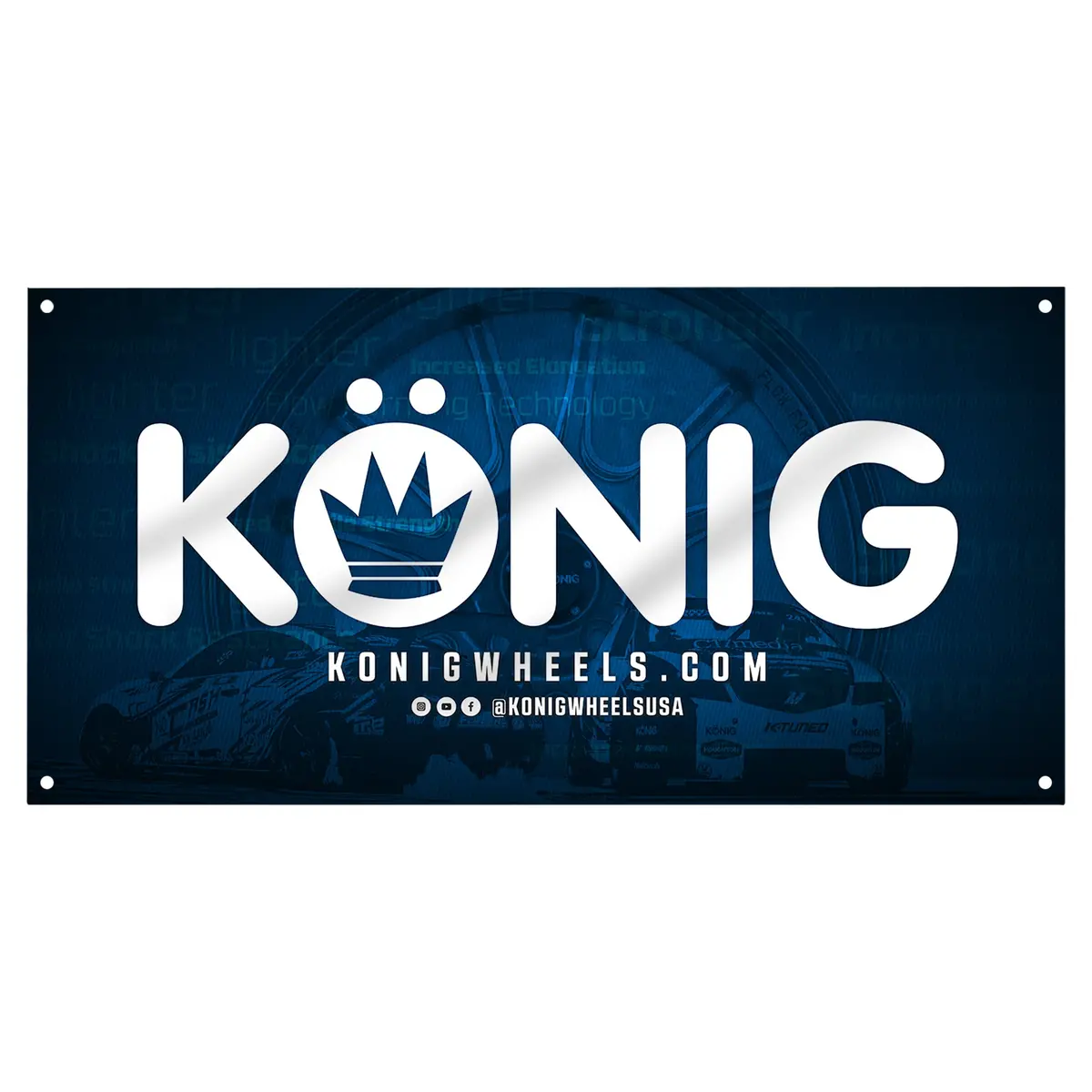 Konig Vinyl Shop 2'X4" Banner 1