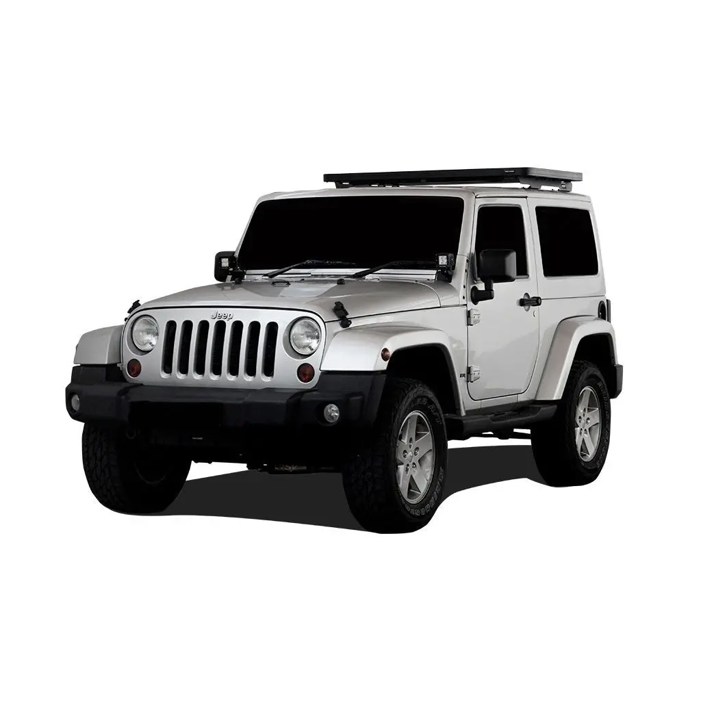 Front Runner Slimline Ii Extreme 1/2 Length Roof Rack For Jeep Wrangler Jk 2-Door (2007-2018) 1
