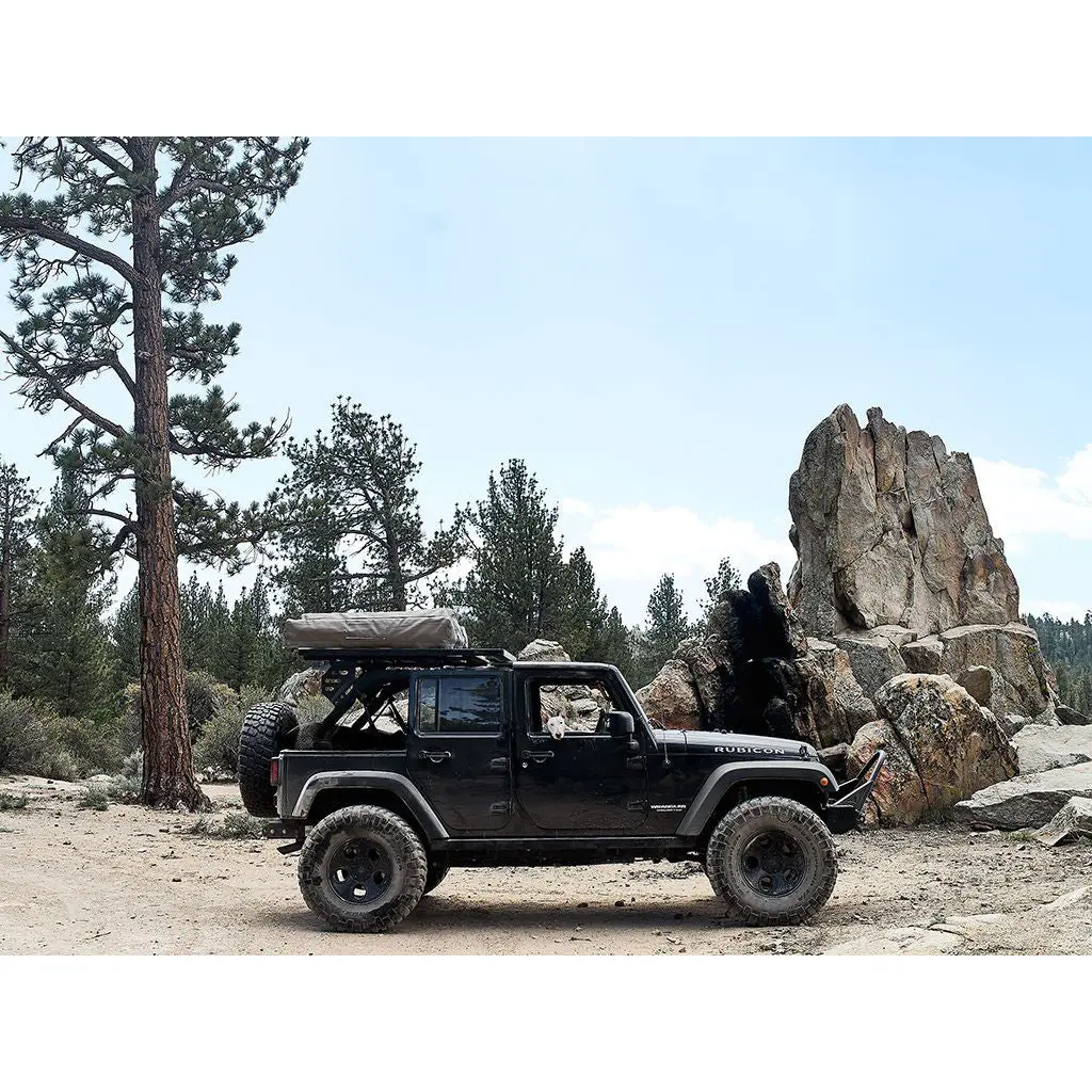 Front Runner Slimline Ii Extreme 1/2 Length Roof Rack For Jeep Wrangler Jk 4-Door (2007-2018) 1